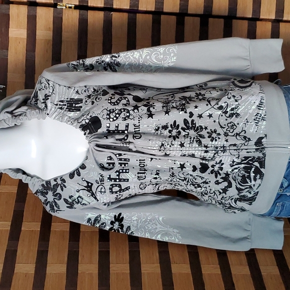 Disney Princess Bling zip up hoodie - Picture 4 of 16